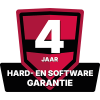 4 jaar hard- en software garantie